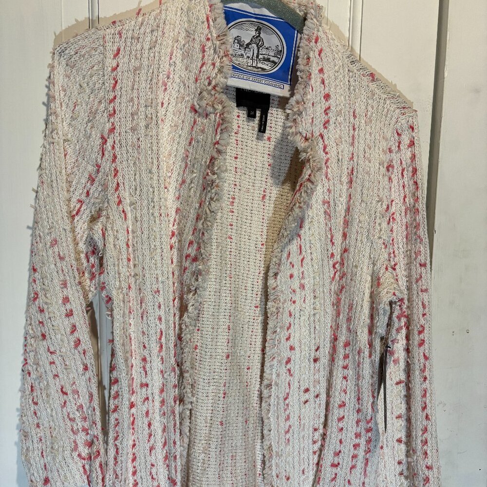 NWT - Nic+Zoe Knitted Sweater Blazer with fringe